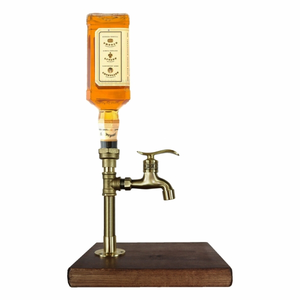 Brass drinks dispenser