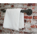 industrial steel pipe wall mounted towel rail