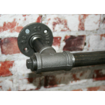 industrial steel pipe wall mounted towel rail