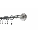 galvanised industrial pipe curtain pole