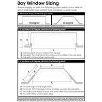 bay window technical drawing curtain pole fitment