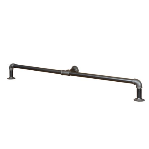 Bar/Kitchen-Foot-Rail- Industrial-Raw-Steel-Pipe-Style-4