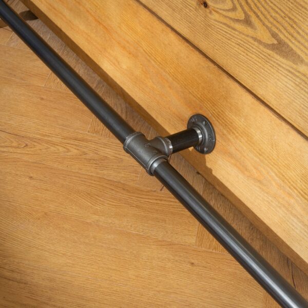 Bar/Kitchen-Foot-Rail- Industrial-Raw-Steel-Pipe-Style-6