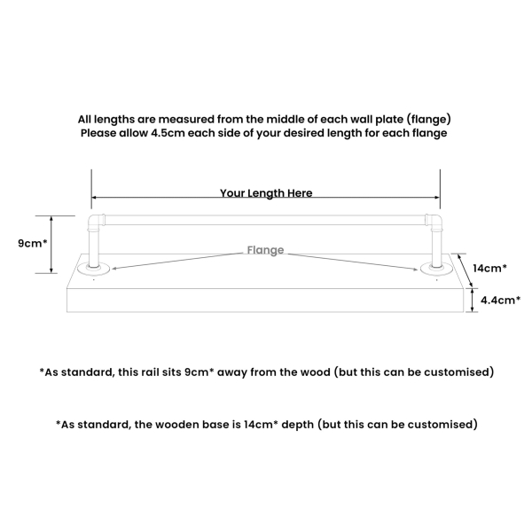 Towel-Rail-On-Wood-Base-Measurement-1