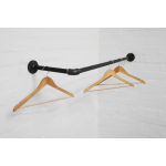 industrial steel pipe corner clothes rail