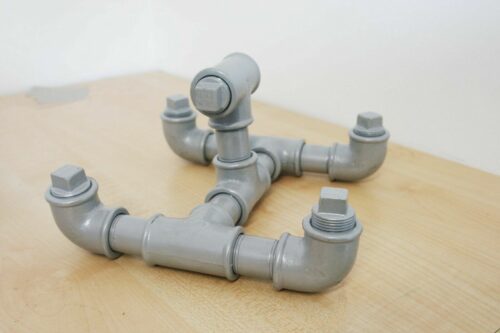industrial steel pipe tablet holder 