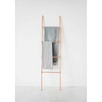 freestanding copper pipe ladder shelving unit