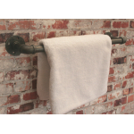 wall mounted industrial steel pipe towel rail