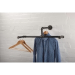 industrial steel pipe wall mounted scorpion clothes rail