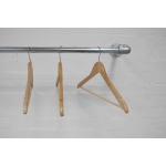 wall mounted industrial steel pipe clothes rail