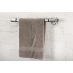 industrial steel pipe galvanised wall mounted towel rail