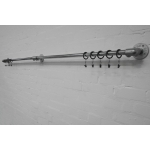 industrial steel pipe wall mounted curtain pole