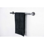 industrial-steel-chrome-towel-rail-with-dark-grey-flanges-with-dark-grey-towel