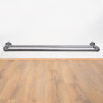 Wall-Mounted-Shoe-Rack-Raw-Steel-Pipe-Style-2