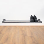 Wall-Mounted-Shoe-Rack-Raw-Steel-Pipe-Style-4