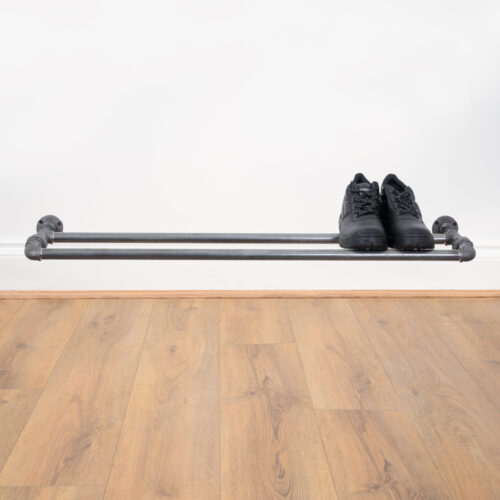 Wall-Mounted-Shoe-Rack-Raw-Steel-Pipe-Style-4