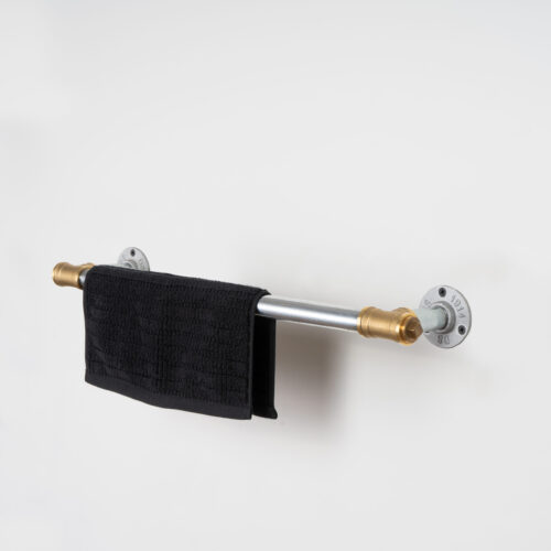 Towel-Rail-Tee-Nut-Style-Industrial-Silver-and-Brass-13