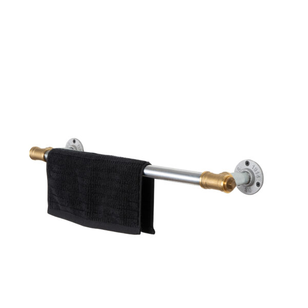 Towel-Rail-Tee-Nut-Style-Industrial-Silver-and-Brass-11