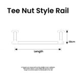 Tee Nut Style Clothing Rail Size Guide