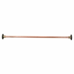 Copper pipe clothes rail