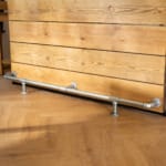 Bar/Kitchen-Foot-Rail-Industrial-Silver-Steel-Pipe-Style-2