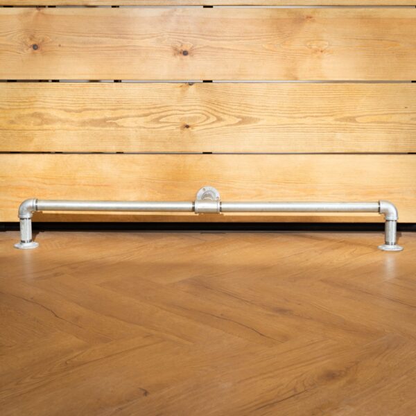 Bar/Kitchen-Foot-Rail-Industrial-Silver-Steel-Pipe-Style-5