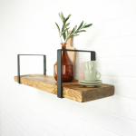 Sqaure Powder Coated Brackets with 19.5CM x 4.4cm
