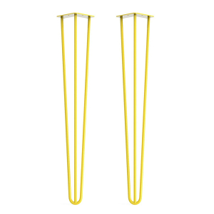 Yellow-Hairpin-Legs-71cm-Pair