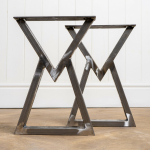 Hourglass-Shape-Industrial-Steel-Bench-Legs-4