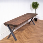 Rustic-Bench-with-X-Legs-11