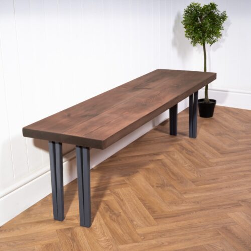 Rustic-Bench-with-Straight-Box-Hairpin-Legs-11