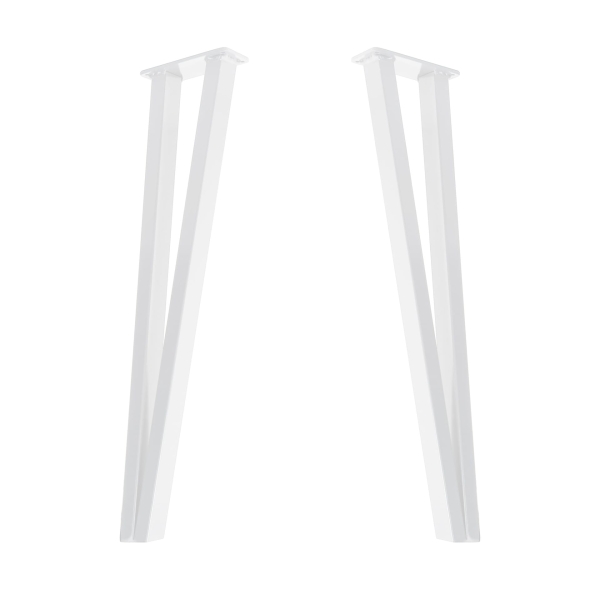 Angled-Box-Hairpin-Industrial-Steel-Table-Legs-White-2