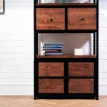 Rustic-Industrial-Style-Bookcase-and-Cabinet-2