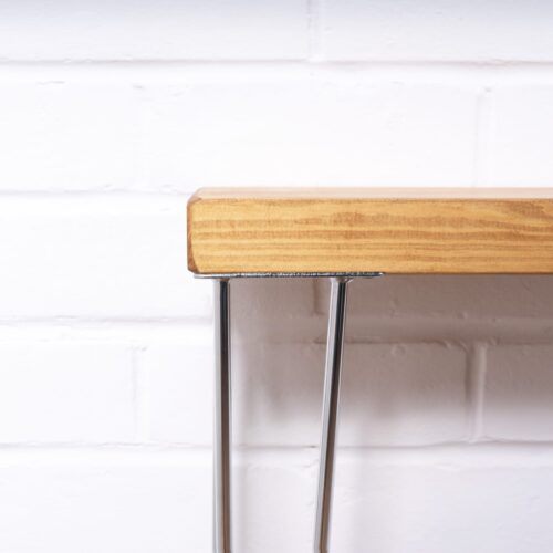 Reclaimed-Timber-Console-Table-with-Chrome-Hairpin-Legs-4