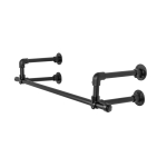 Double-Hanging-Clothes-Rail-Industrial-Powder-Coated-Pipe-Style-3