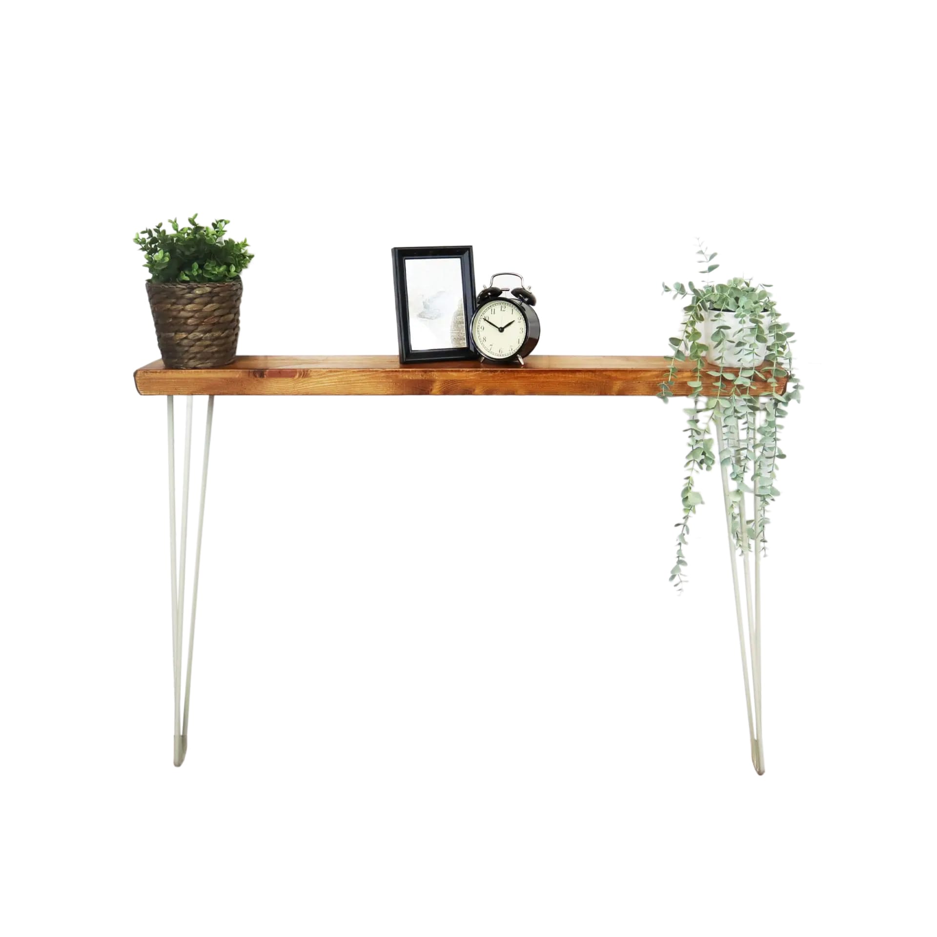 White hairpin best sale table