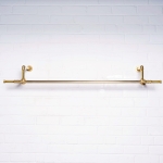 Double-Hanging-Clothes-Rail-Solid-Brass-Pipe-Style-5