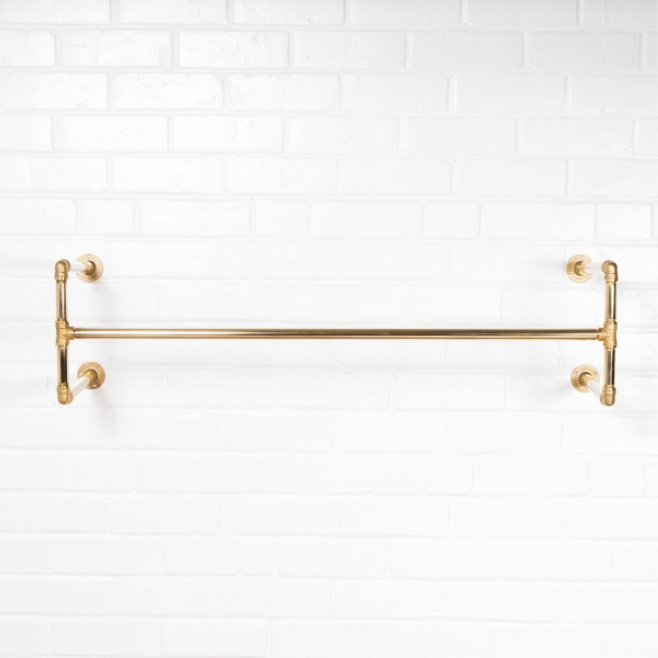 Wall-Mounted-Single-Rail-Solid-Brass-Pipe-Style-4