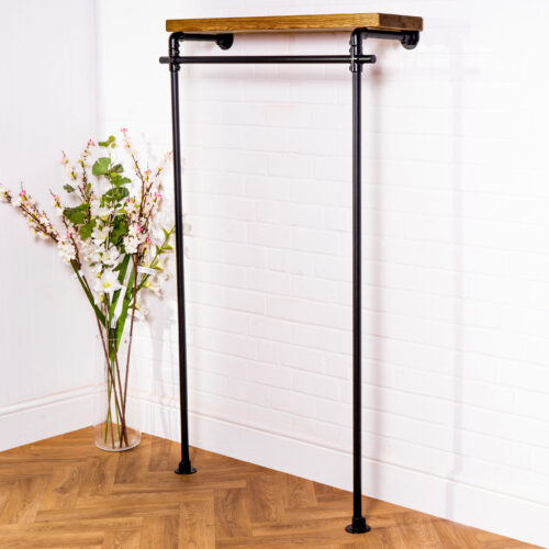 Cross-Mounted-Clothing-Rail-Black-3