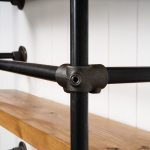 Wall-Mounted-Drinks-Cabinet-Industrial-Raw-Steel-Key-Clamp Pipe-Style-5