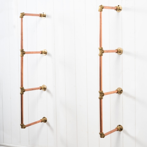 Tiered-Shelving-Unit-Without-Shelves-Copper-Pipe-and-Brass-Style