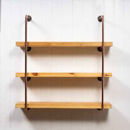 Wall-Mounted-Shelving-Unit-With-Reclaimed-Wooden-Shelves-Copper-Pipe-Style-6