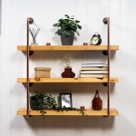 Wall-Mounted-Shelving-Unit-With-Reclaimed-Wooden-Shelves-Copper-Pipe-Style-4
