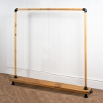 Clothing-Rail-on-Wooden-Base-Solid-Wood-Style-12