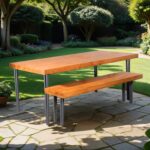 Chunky-Rustic-Garden-Table-with-Straight-Box-Hairpin-Legs