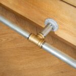 Bar/Kitchen-Corner-Foot-Rail-Industrial-Silver-and-Brass-2