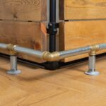 Bar/Kitchen-Corner-Foot-Rail-Industrial-Silver-and-Brass-4