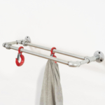 Urban-Double-Towel-Rail-Industrial-Silver-3