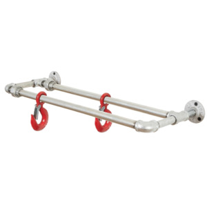 Urban-Double-Towel-Rail-Industrial-Silver