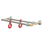 Urban-Double-Towel-Rail-Industrial-Silver-and-Brass-3